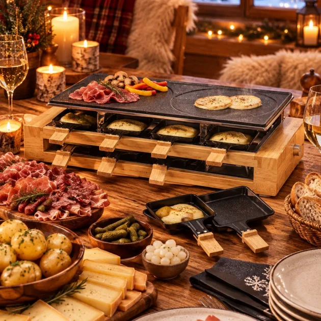 Appareil à raclette 8 personnes
