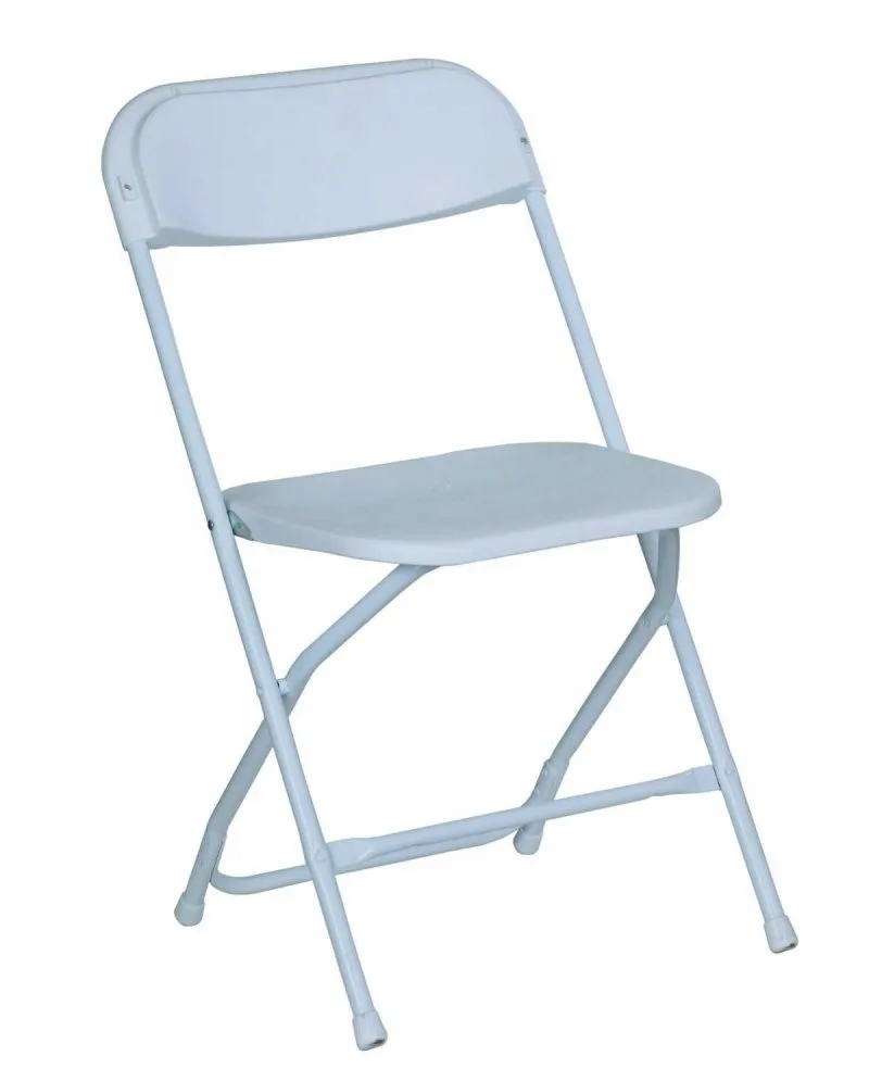 Chaise blanche plastique – Image 2