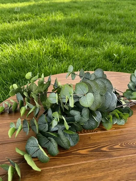 bouquet d'eucalyptus artificiel