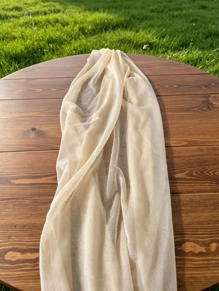 chemin de table beige