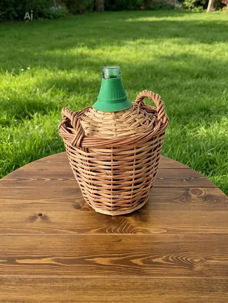 dame jeanne osier 35cm